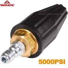 YAMATIC 5000 PSI Turbo Nozzle 360° Rotating Spray Tip Brass Head 4 GPM ~311℉