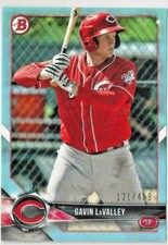 2018 Bowman Prospects Sky Blue #BP119 Gavin LaValley Reds /499