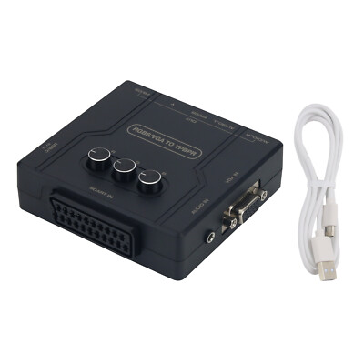 RGBS VGA to YPBPR Game Video Transcoder RGBS to YPBPR Video Converter for Game