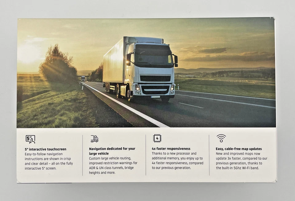 TomTom GO Expert 5" 158 Länder Lifetime-Maps HD-Display 2G RAM LKW & PKW GPS NEU - Bild 3 von 4