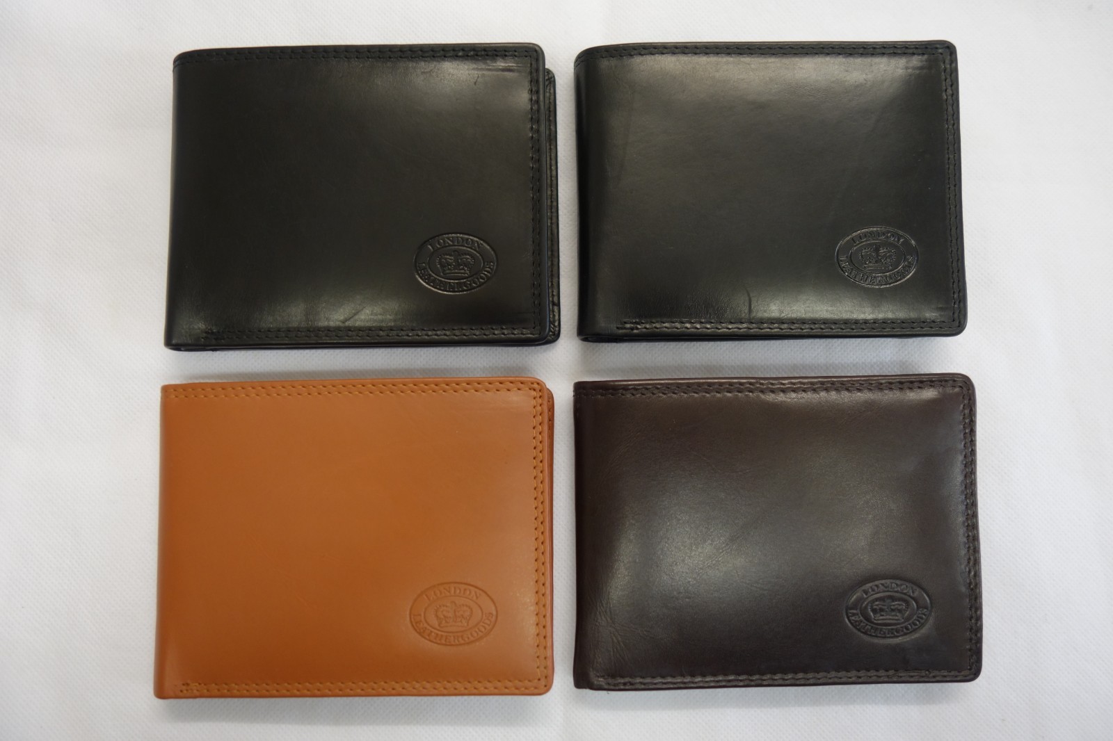 High Quality Luxury Mens Soft Leather Wallet With Zipped Coin Pocket