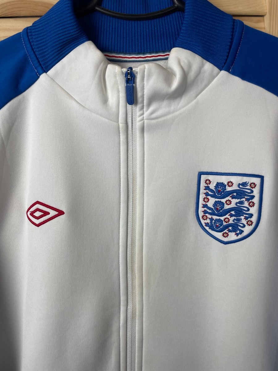 美品 レア umbro England サッカー トレーニングジャケット England Umbro Jacket Football Soccer Shirt Training Green