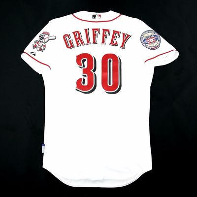 Authentic Majestic, 40 MEDIUM, CINCINNATI REDS KEN GRIFFEY