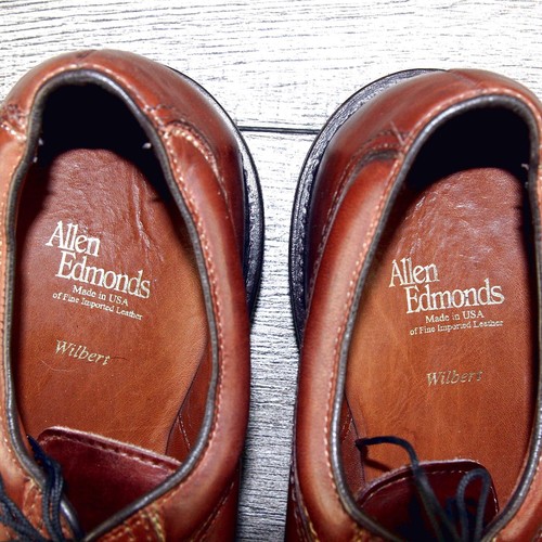 Allen Edmonds WILBERT 8.5 D Chili * add $15 new Cedar Trees - Picture 6 of 13