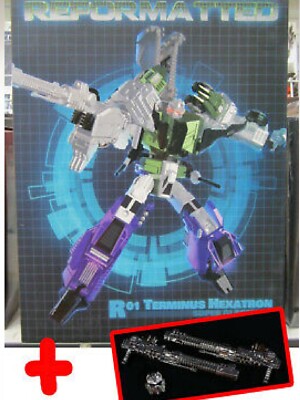 Transformers Mastermind Creations MMC Terminus Hexatron (g1 sixshot) + Bonus