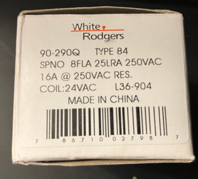 WHITE RODGERS Steveco 90-290Q White Rogers  RBM Type 84 NEW