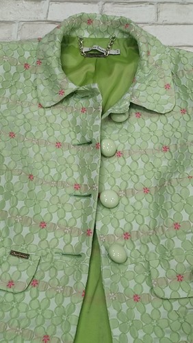 W les femmes by Babylon trench donna verde morbido taglia 44, S - Foto 5 di 20