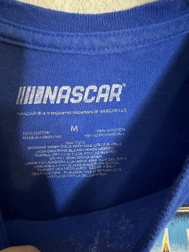 Camiseta Nascar Racing '48 Daytona 500 Gráfica Azul Para Hombre Talla M Pullover Crew - Imagen 2 de 3