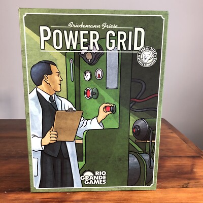 Power Grid Strategy Board Game Rio Grande Games New Open Box 2004/2012 NOB