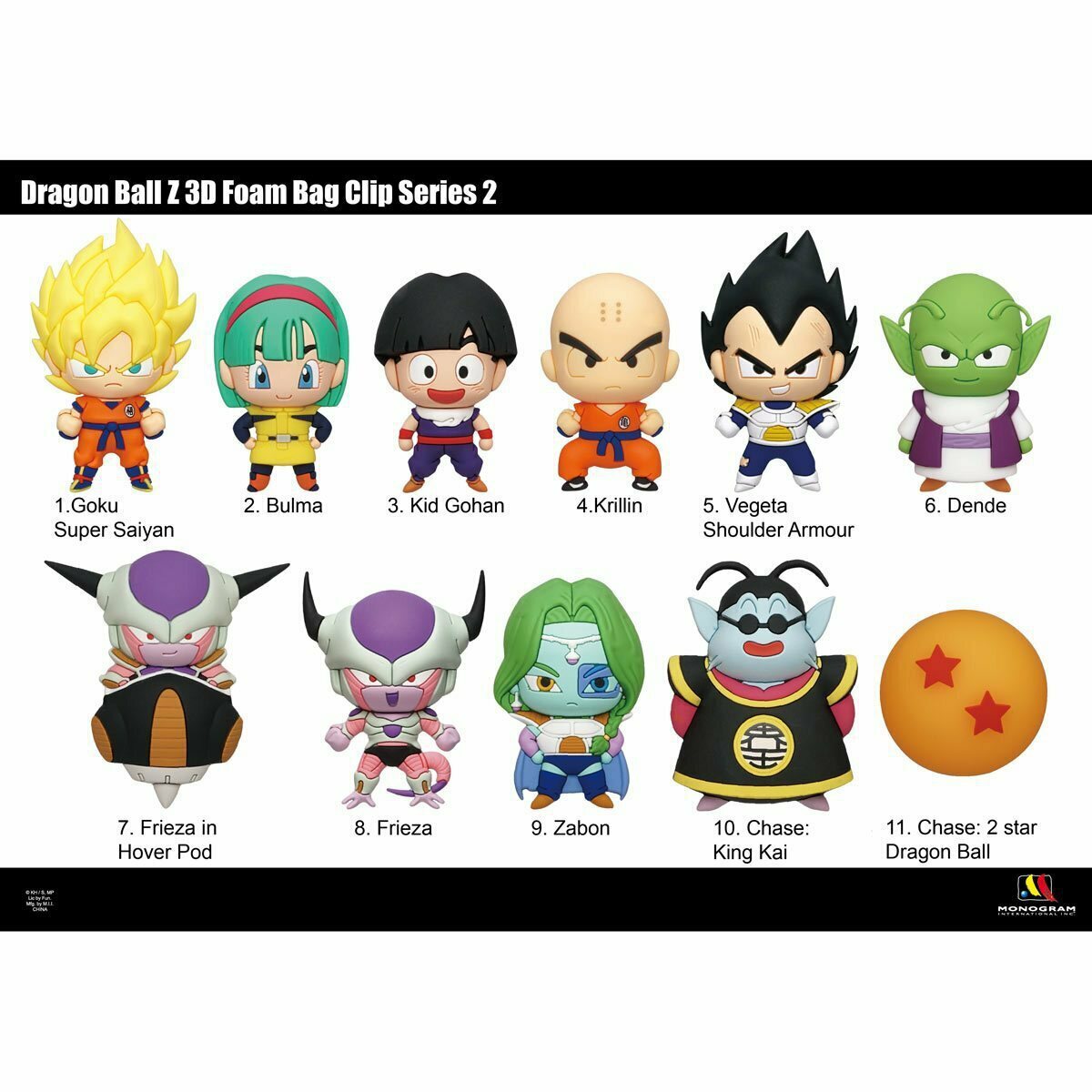 Dragon Ball Z Series 2 3D Figural Bag Clip | eBay