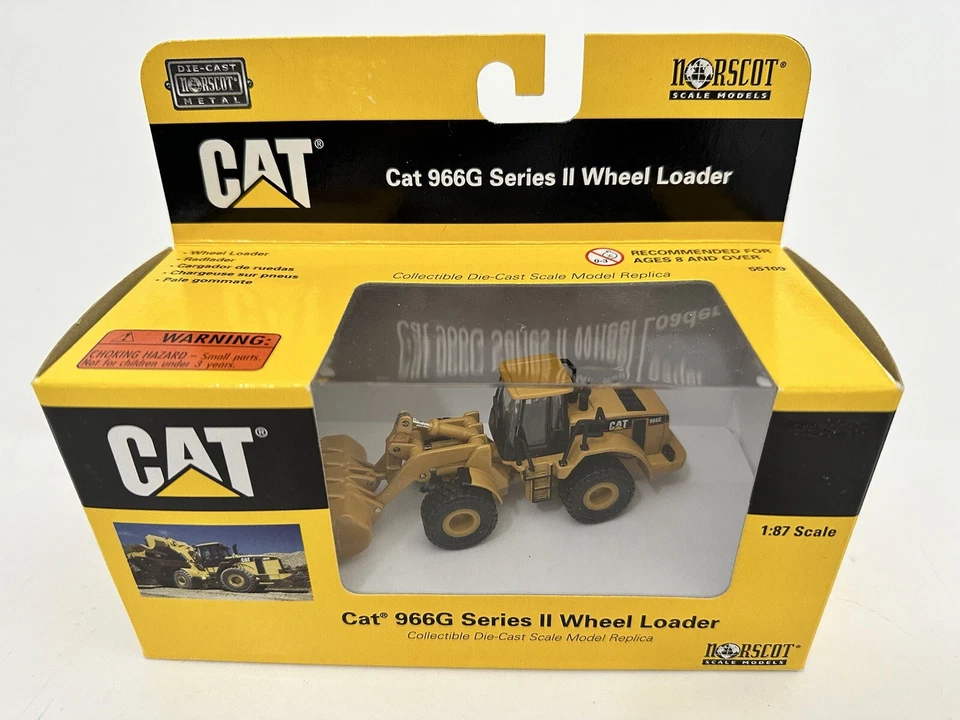 Cargador de ruedas NORSCOT 55109 CAT Caterpillar CAT 966G Serie II 1:87 fundido a presión Foto 2 de 4