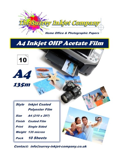 inkjet transparency sheets