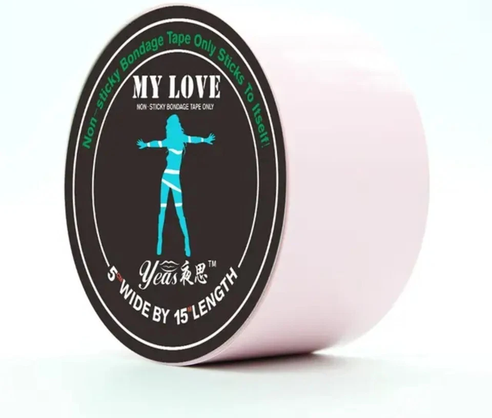 Fetish Bondage Pleasure BDSM Tape for Adult Game Restraint Pink