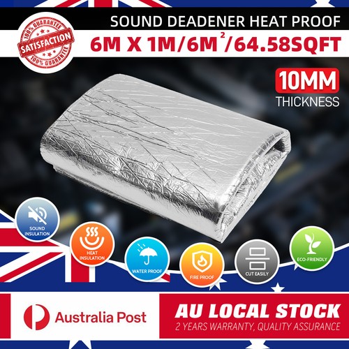 AES 80 Sqft Car Insulation - Heat & Sound Deadener Thermal Barrier Tape For Vehicles
