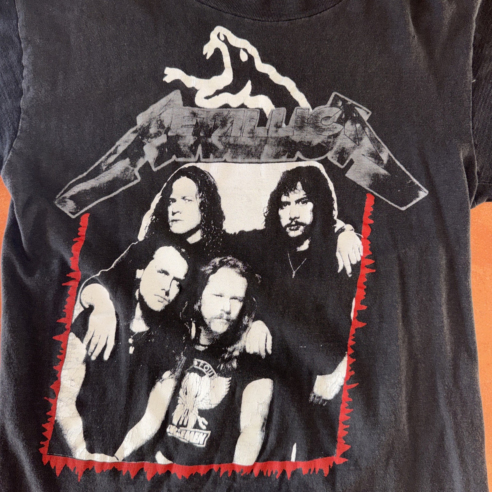 Metallica Band Tee Rare 1992 Sold Out Single Stitch Shirt  Vintage 90s image 2
