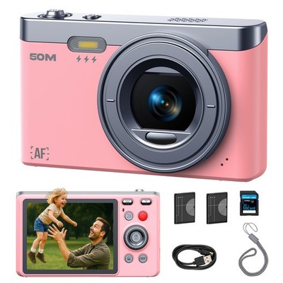 1080P Digitalkamera 50MP Fotoapparat 16X Autofokus Kamera Vlogging Fotokamera DE