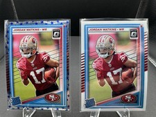 JORDAN WATKINS 2025 Panini Donruss Optic STARS PRIZM & BASE RATED ROOKIE #289