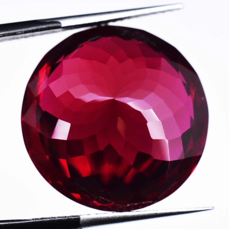 22.50ct Round Natural Blood Red Ruby Mozambique CERTIFIED Loose Gemstone - Image 4 of 4
