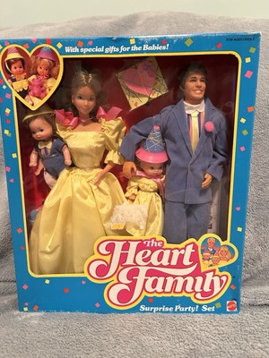 Mattel The Heart Family SURPRISE PARTY Doll Play Set 1985 RARE NEW NIB