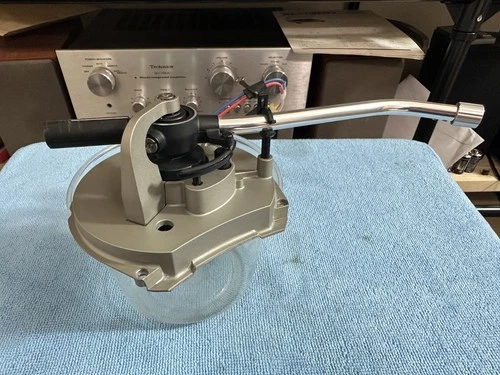 Technics SL-1600 Vintage Turntable parts original Tone arm working Tested Japan