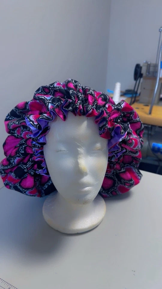 Annie Extra Ancho Borde Sedoso Capó Tela Premium Púrpura #68148 Foto 2 de 4