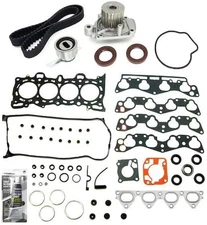 Head Gasket Set Timing Belt Kit Water Pump for 1996-2000 Honda Civic 1.6L 4-Cyl