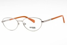 Guess GU8238 008 Shiny Gunmetal 55mm Eyeglasses New Authentic