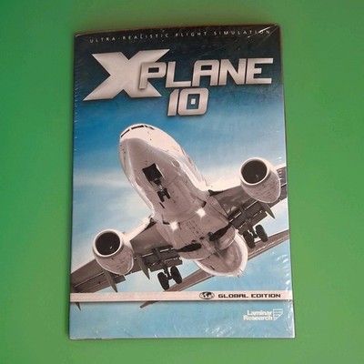 NEW X-Plane 10 Flight Simulation Ultra Realistic Global Ed DVD ROM 2011, 8 DISC