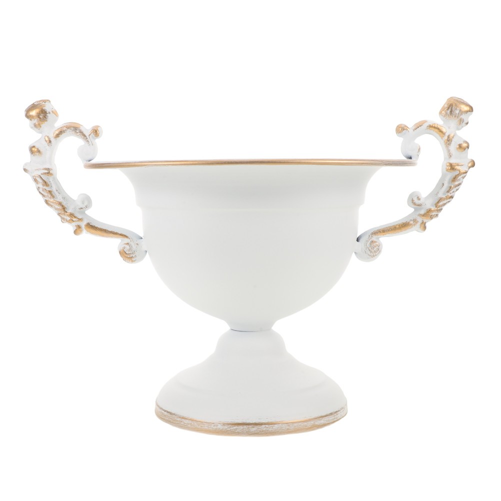 Metal Urn Vase: Roman Column Flower Pot - European Style Wedding Flower