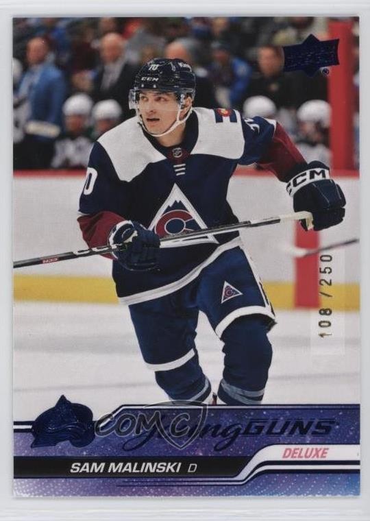 2023 Upper Deck Extended Series Young Guns Deluxe 108/250 Sam Malinski #716 1q7q