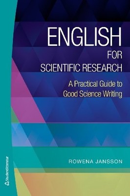 ENGLISH FOR SCIENTIFIC RESEARCH By Jansson R & Rowena Jansson