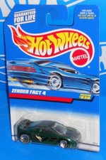 Hot Wheels 1998 Mainline 820 Zender Fact 4 Mtflk Green W Wsps