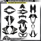 WOLFLINE Bodywork Fairing Kit For HONDA CBR 500R 2019-2021 ABS Plastic Black