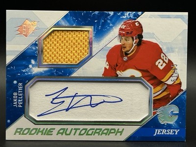 2023-24 SPx Rookie Jersey Autographs Spectrum #JP Jakob Pelletier /65