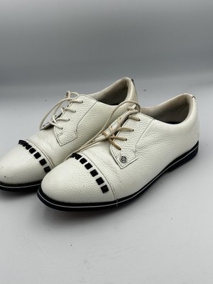G/FORE G. Classic Stud Cap Toe Golf Shoes Womens 8 White  display picture 1