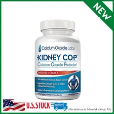 Kidney COP Calcium Oxalate Protector 120 Capsules, Patented Kidney Support for C