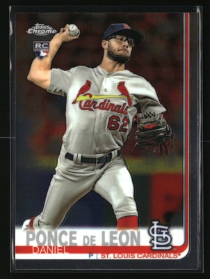 2019 Topps Chrome Daniel Ponce de Leon Rookie #75 RC St. Louis Cardinals