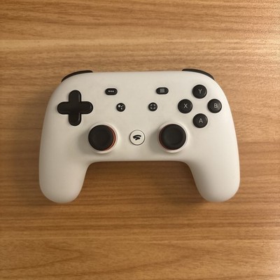 Google Stadia Controller H2B White, Bluetooth, Used