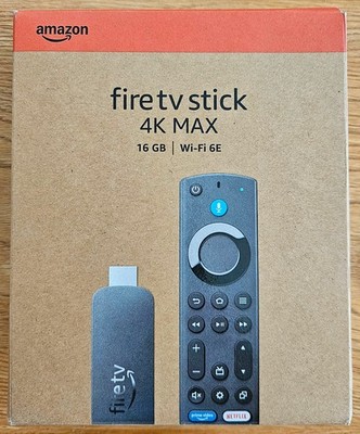 AMAZON FireTV Stick 4K MAX (neueste generation) | 16GB | WiFi 6E | NEU & OVP