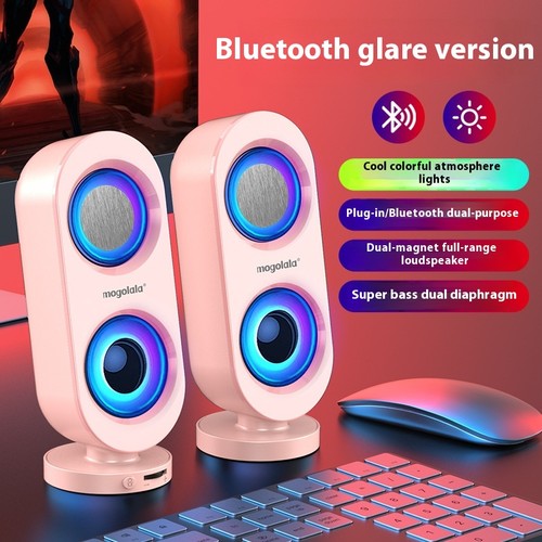 Haut-parleur de bureau pour ordinateur 2,2 canaux | Interface USB filaire et Bluetooth double usage - Photo 5 sur 8