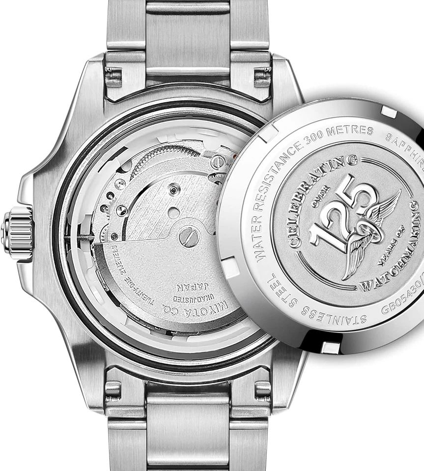 Reloj ROTATIVO HENLEY DIVER SEAMATIC Cuerda Automática GB05430/78 Hombre Plateado Foto 4 de 4