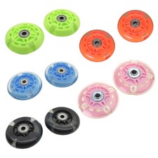 2lots Child s Scooters Wheel LED Shines Roller Cycling Wheel Replacement Wheel