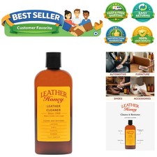 Gentle Unscented Leather Cleaner - 8 Oz Concentrated Formula for Every Leather