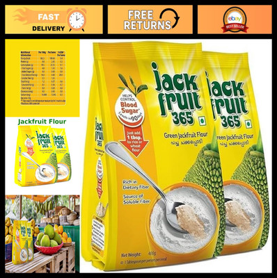 Green Jackfruit Flour 400g - Gluten Free, Vegan, Low Glycemic, High Fiber - Idea