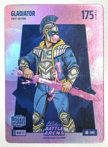 2025 Bo Jackson Battle Arena Gladiator Roman Anthony Bubblegum 175 SSP