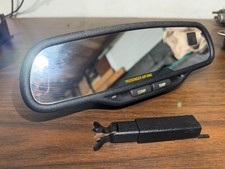 Chevy Gmc Auto Dimming Mirror Compass Temp Silverado Tahoe Yukon 15176974 Oem