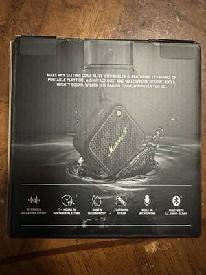 Marshall Stockwell II Portable Speaker System - Black for sale