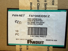Panduit FAP3WEIDSCZ 3 Fiber SC Duplex Fiber Adapter Panel BOX OF QTY 10