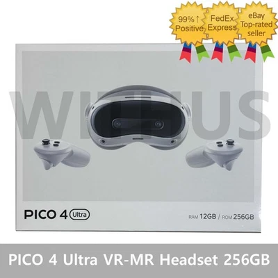 PICO 4 Ultra VR MR Headset 12G/256GB All In One Wi-Fi 7 VR/MR Google BT 5.3= - Image 1 of 4