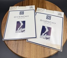 Givenchy 2 New Vintage Hosiery Body Gleamer Stocking Sz B Ivoire Style 263 Ivory